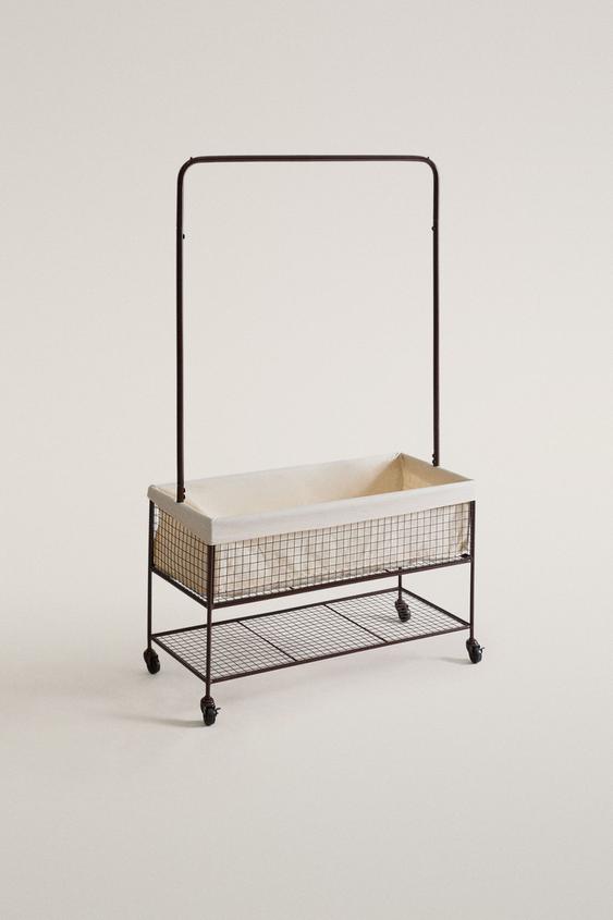KIDS' CLOTHES RACK WITH WHEELS - Brown by Zara - Image 0