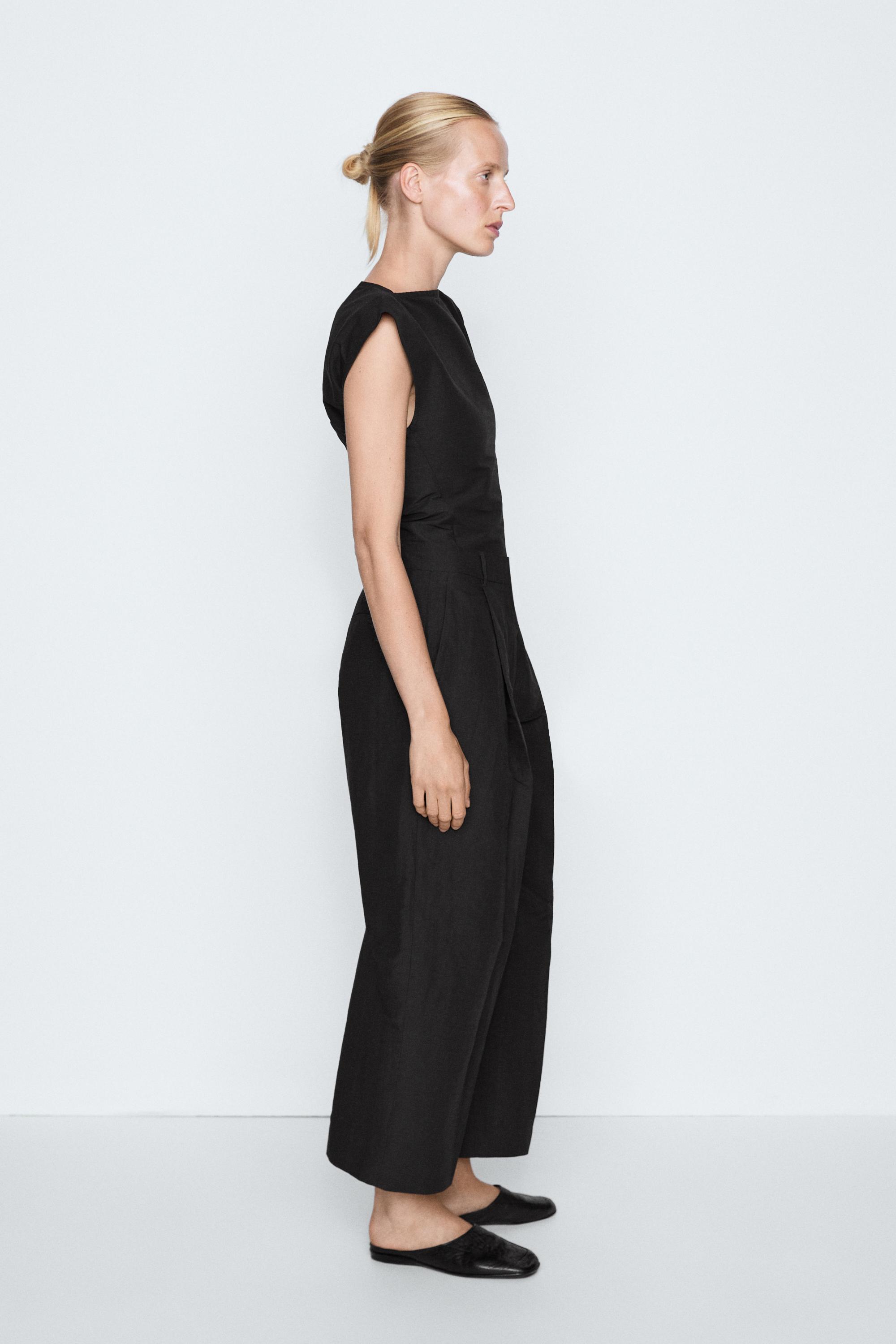 Linen blend pleated trousers - STUDIO