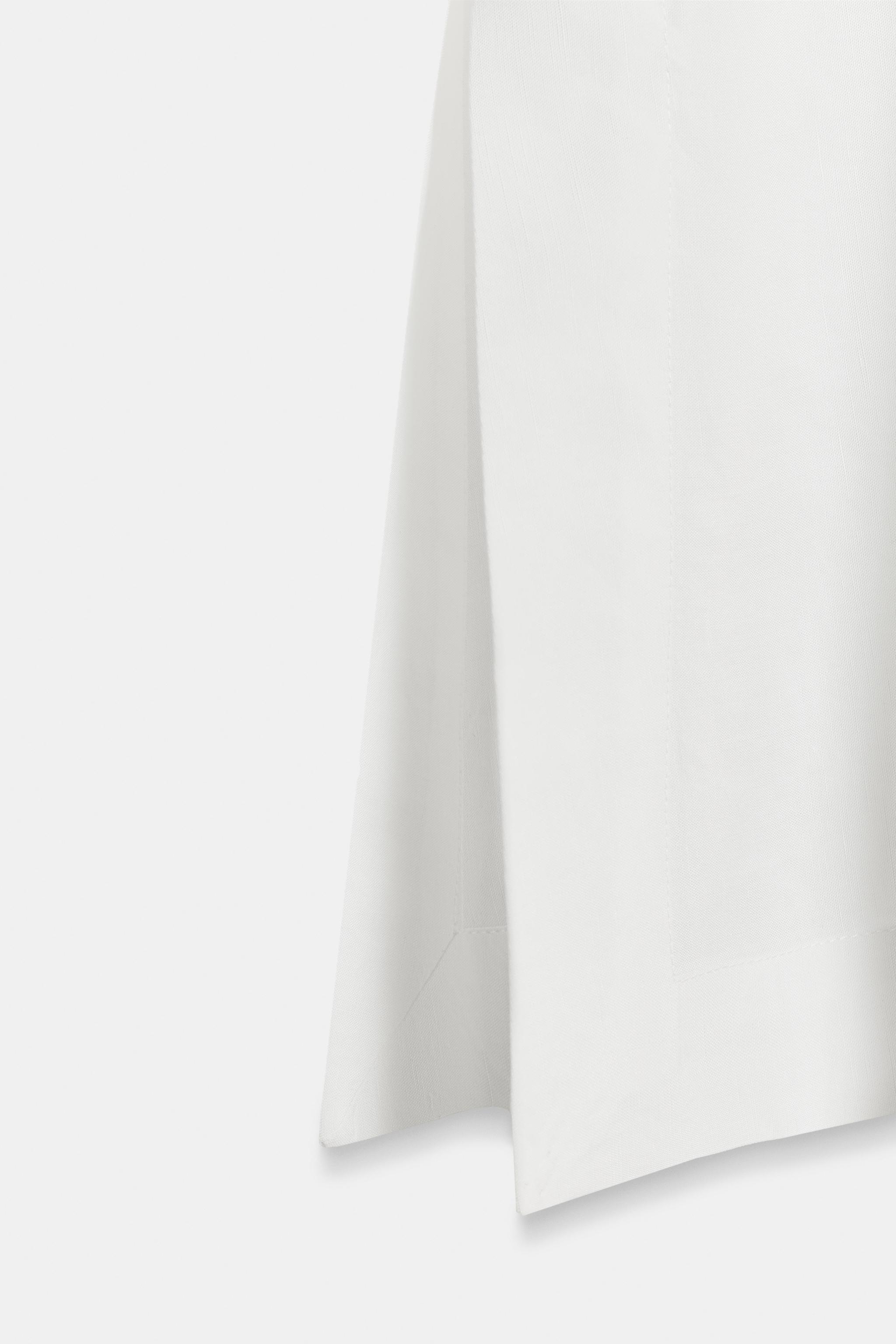 Женские платья Zara ZW COLLECTION OFF-THE-SHOULDER MIDI DRESS — фото 8