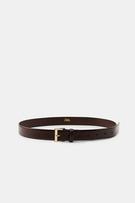 SQUARE BUCKLE LEATHER BELT
