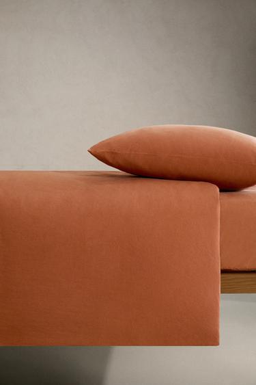 KIDS' DYED FITTED SHEET - Brick by Zara - Image 2