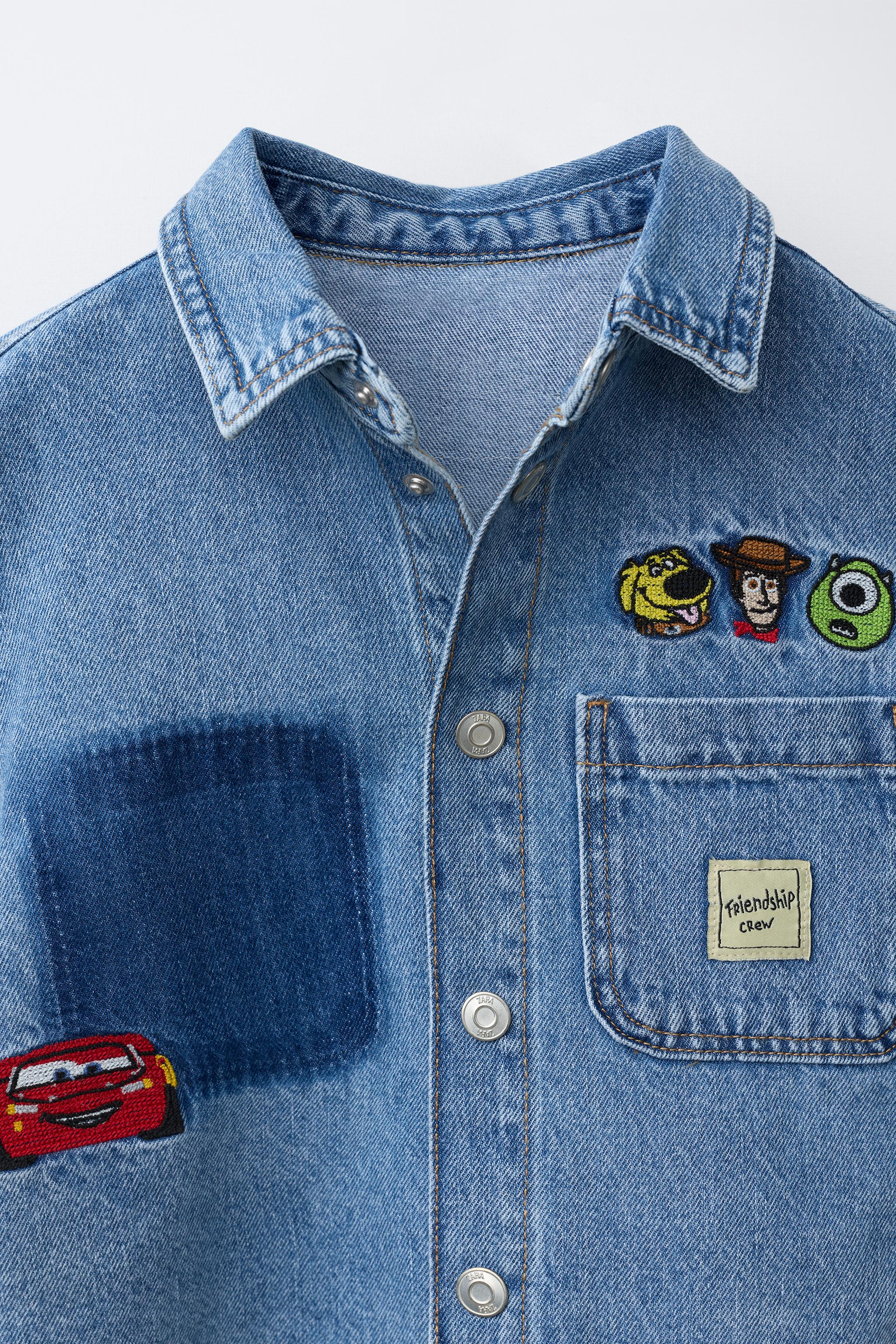 Zara © DISNEY DENIM OVERSHIRT — фото 3