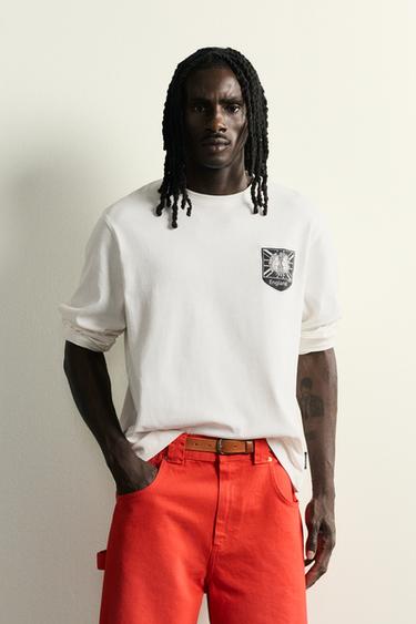 ENGLAND 66 FIFA WORLD CUP™ FIFA CLASSICS PATCH T-SHIRT - Oyster-white by Zara