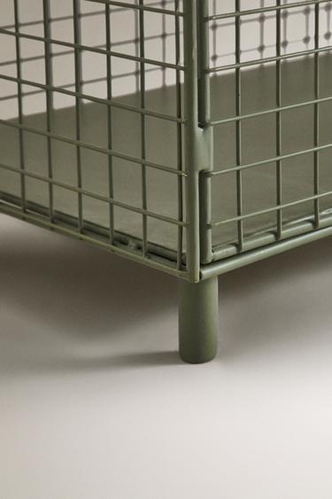 ÉTAGÈRE MÉTAL AVEC PORTES - Vert de Zara - Image 4