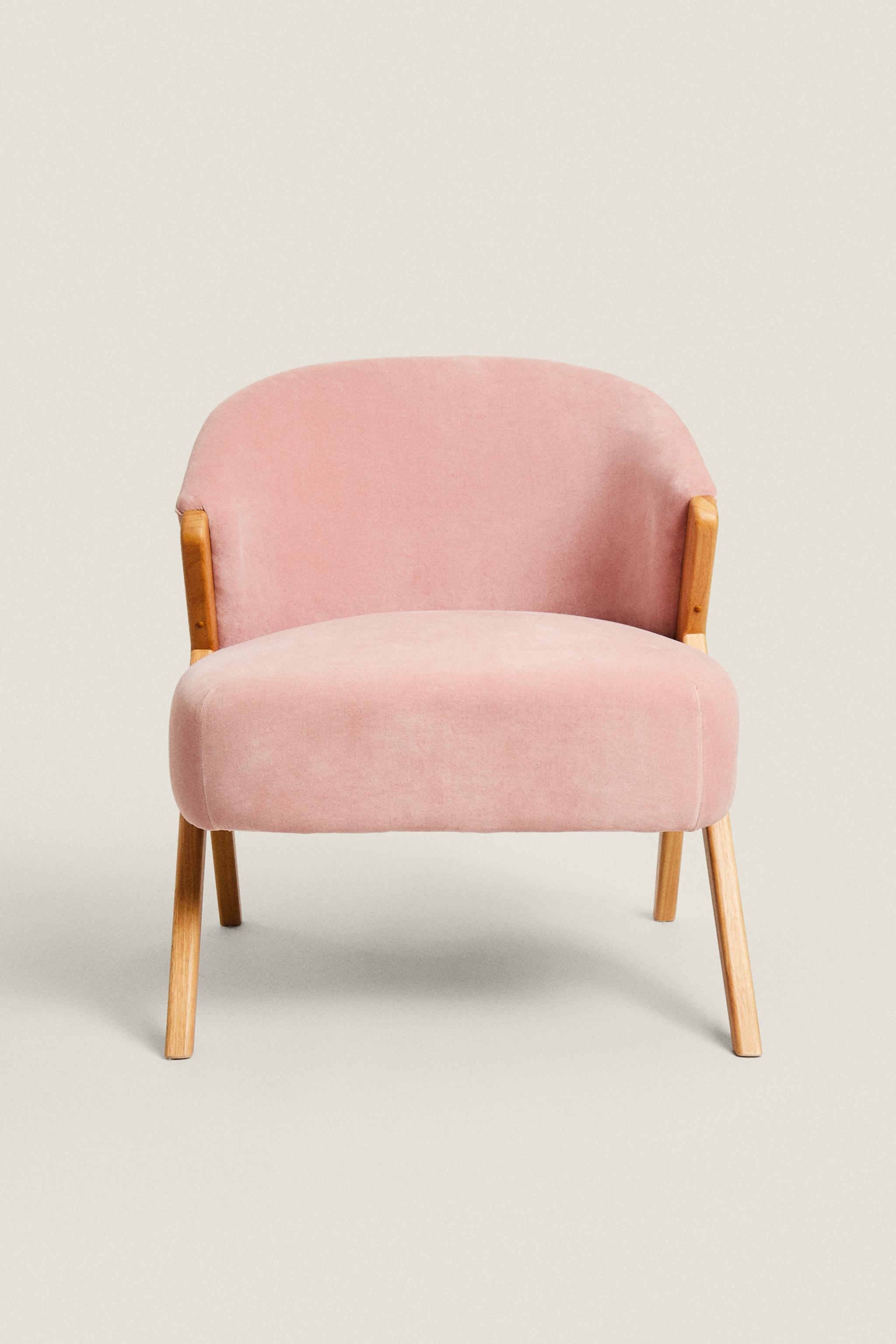 Zara store velvet chair