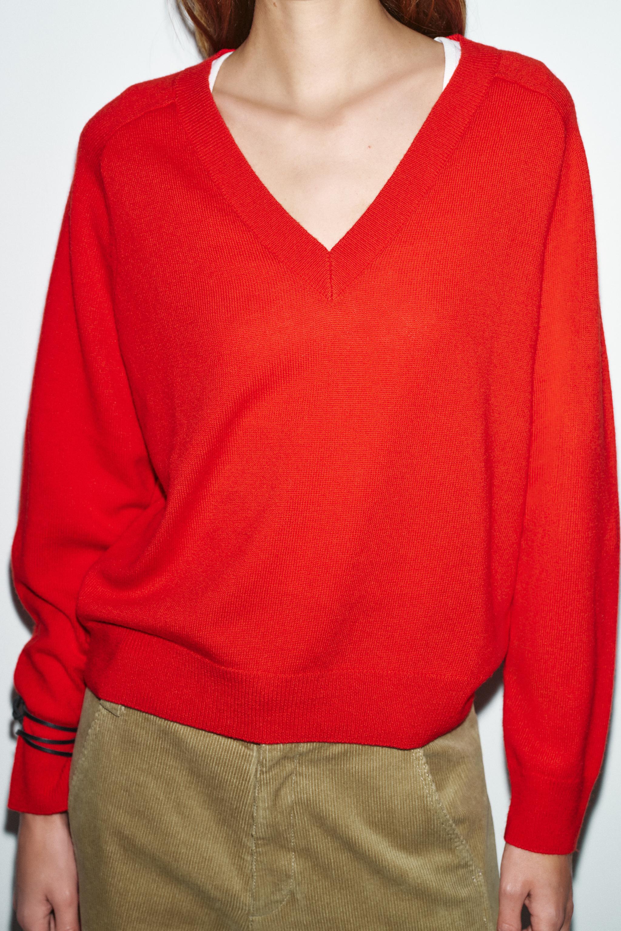 PULL EN LAINE À COL V
