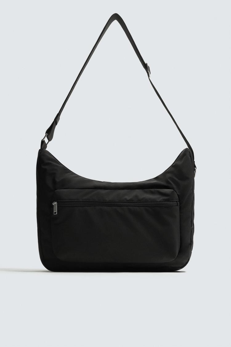 ZARA NYLON SHOULDER BAG