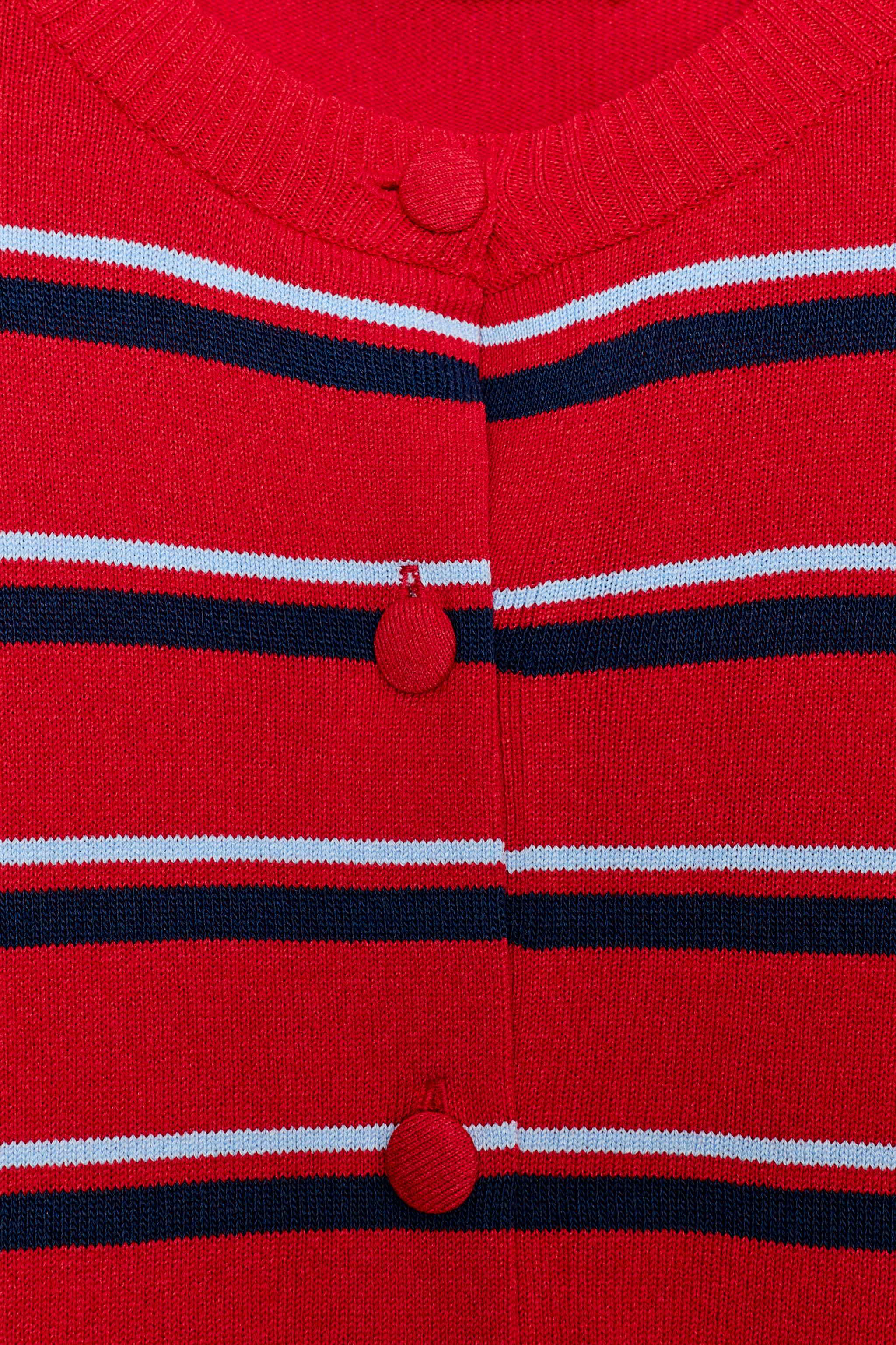 STRIPED CARDIGAN