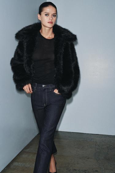 JEANS ZW COLLECTION BOOTCUT TIRO MEDIO - Azul de Zara