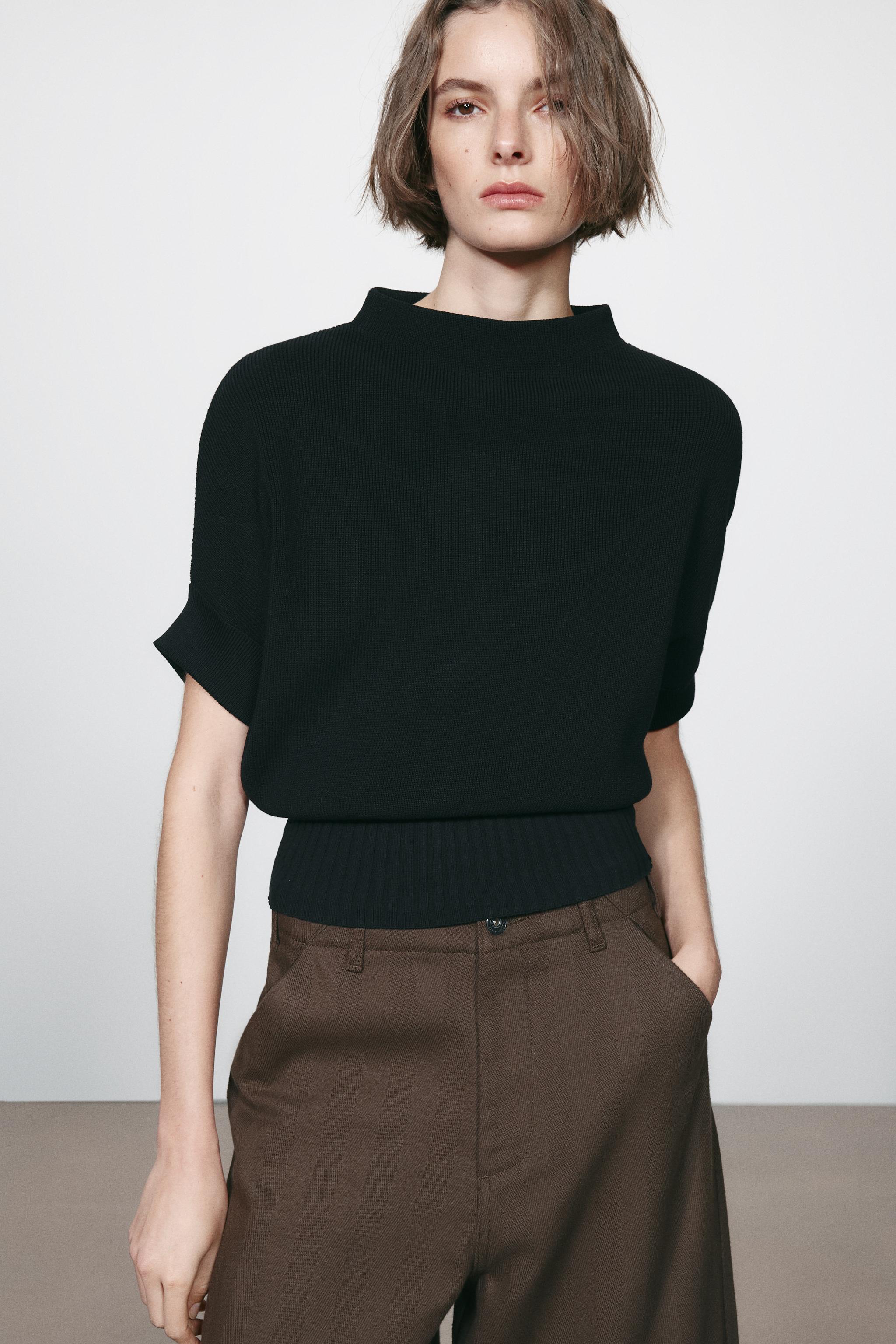 Fitted Waist Knit Top by Zara