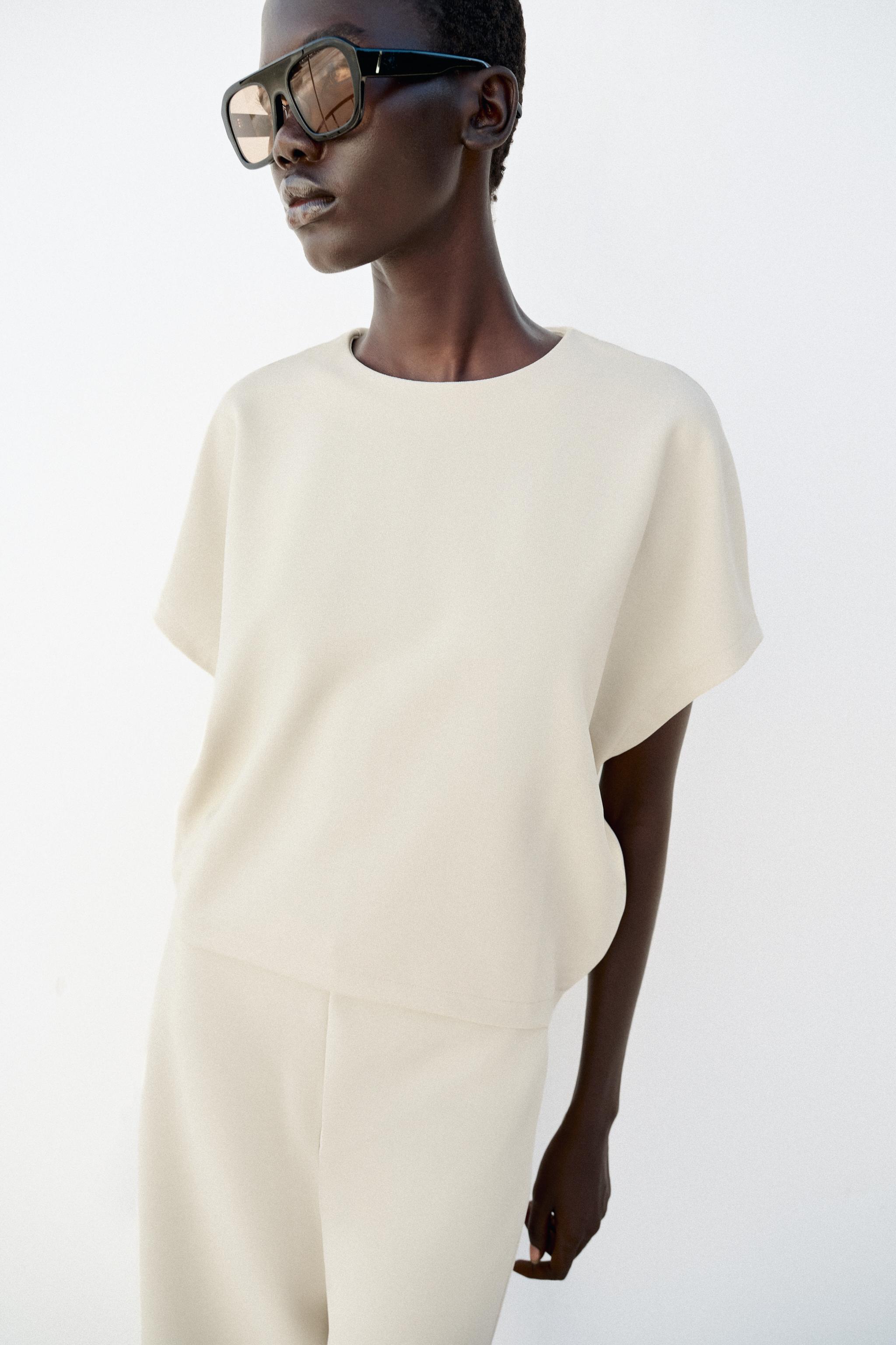 CROP TOP - Ecru | ZARA United States