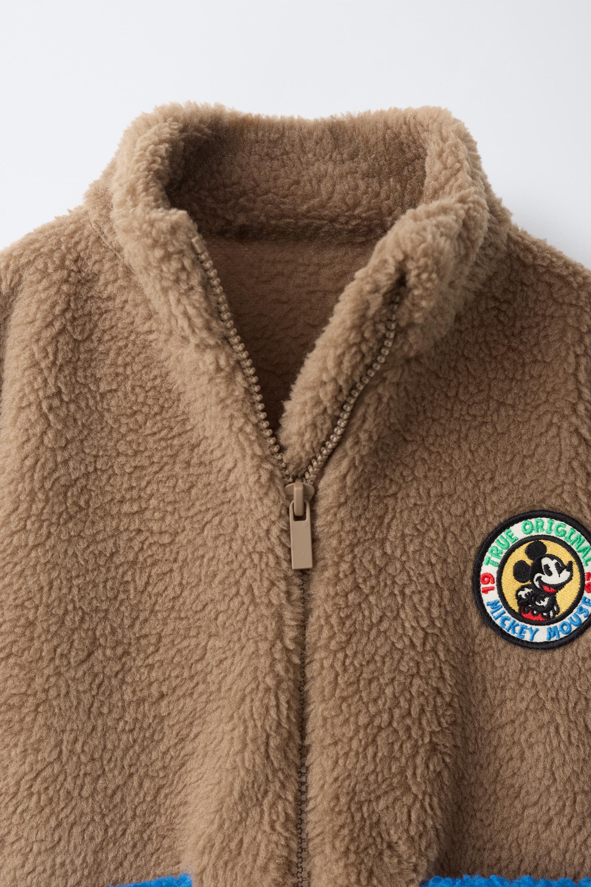 BLOUSON EFFET MOUTON COLORBLOCK MICKEY MOUSE © DISNEY