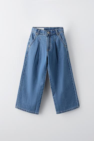 LOOSE-FITTING DARTED JEANS - Blue by Zara - Image 0
