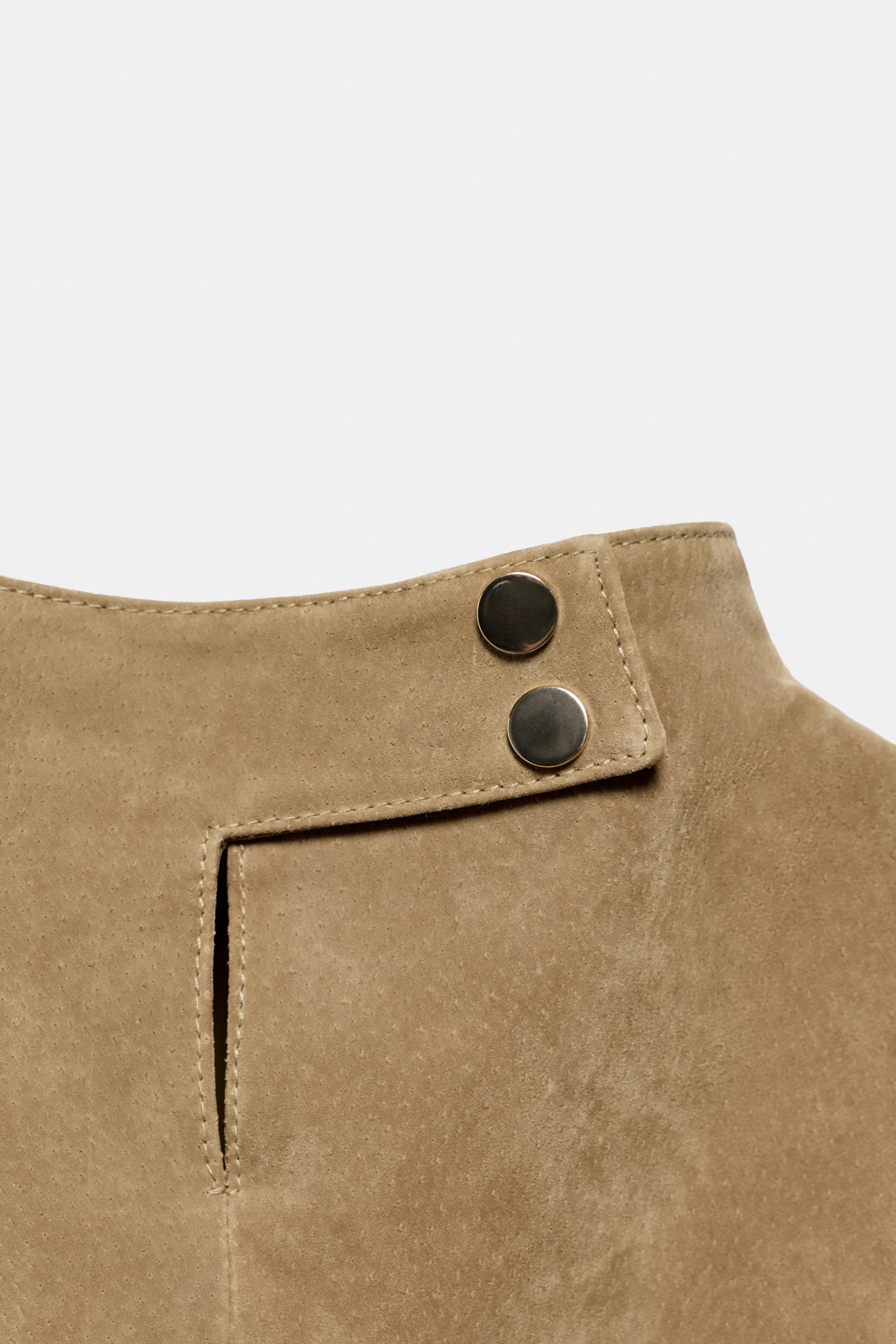100% SUEDE LEATHER TOP