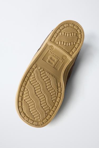 TENNIS EN CUIR BENSIMON ® X ZARA - Marron de Zara - Image 7