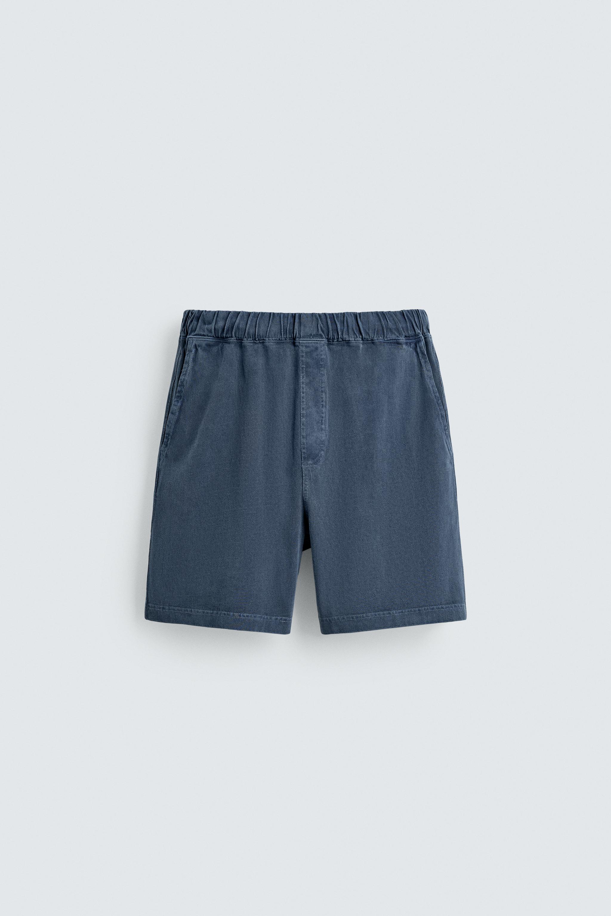 BERMUDA JOGGING EFFET DÉLAVÉ