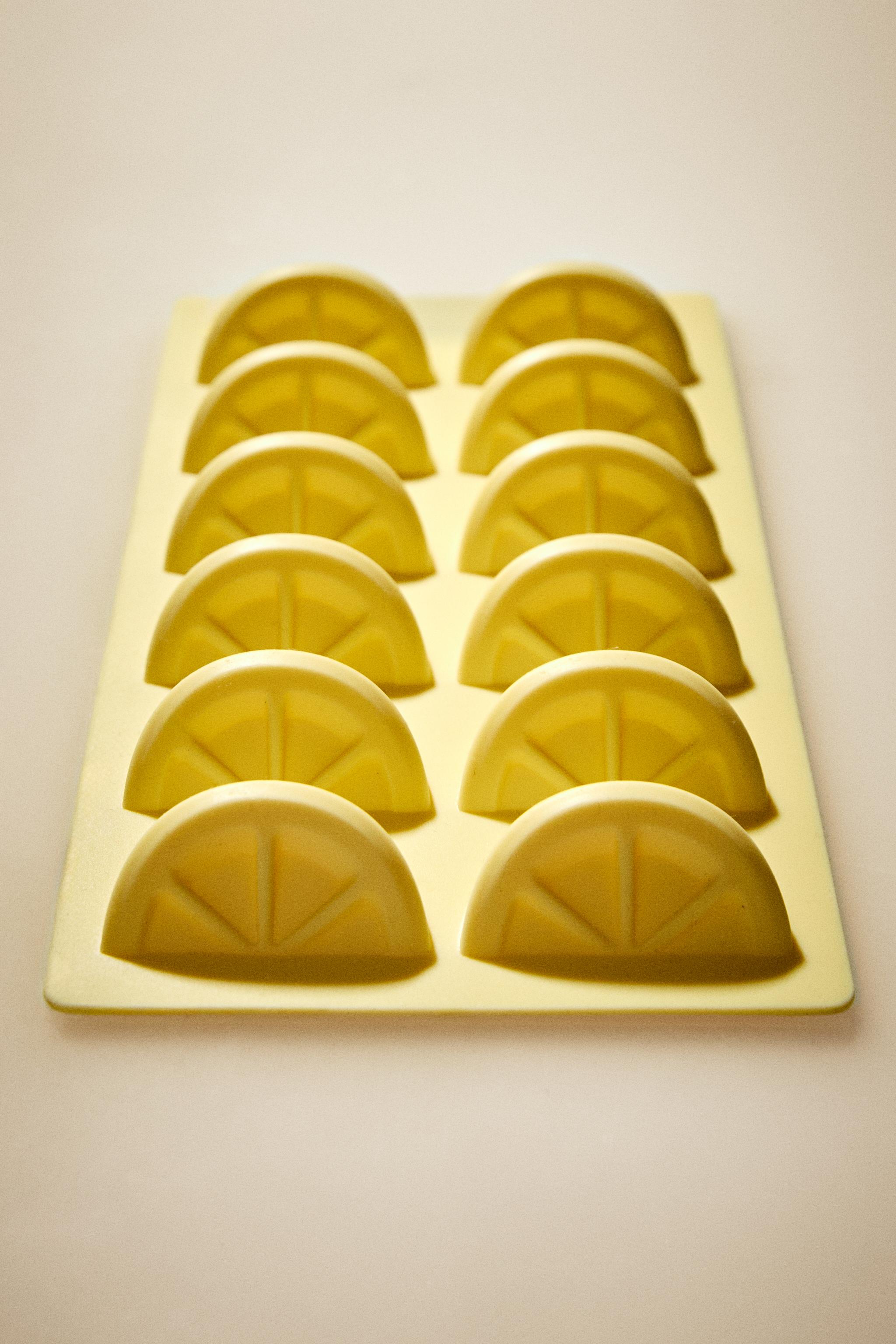 BAC À GLAÇON SILICONE TRANCHES CITRON