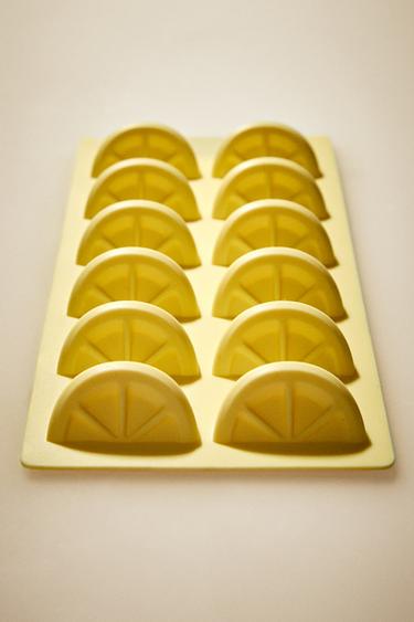 BAC À GLAÇON SILICONE TRANCHES CITRON - Jaune de Zara - Image 5