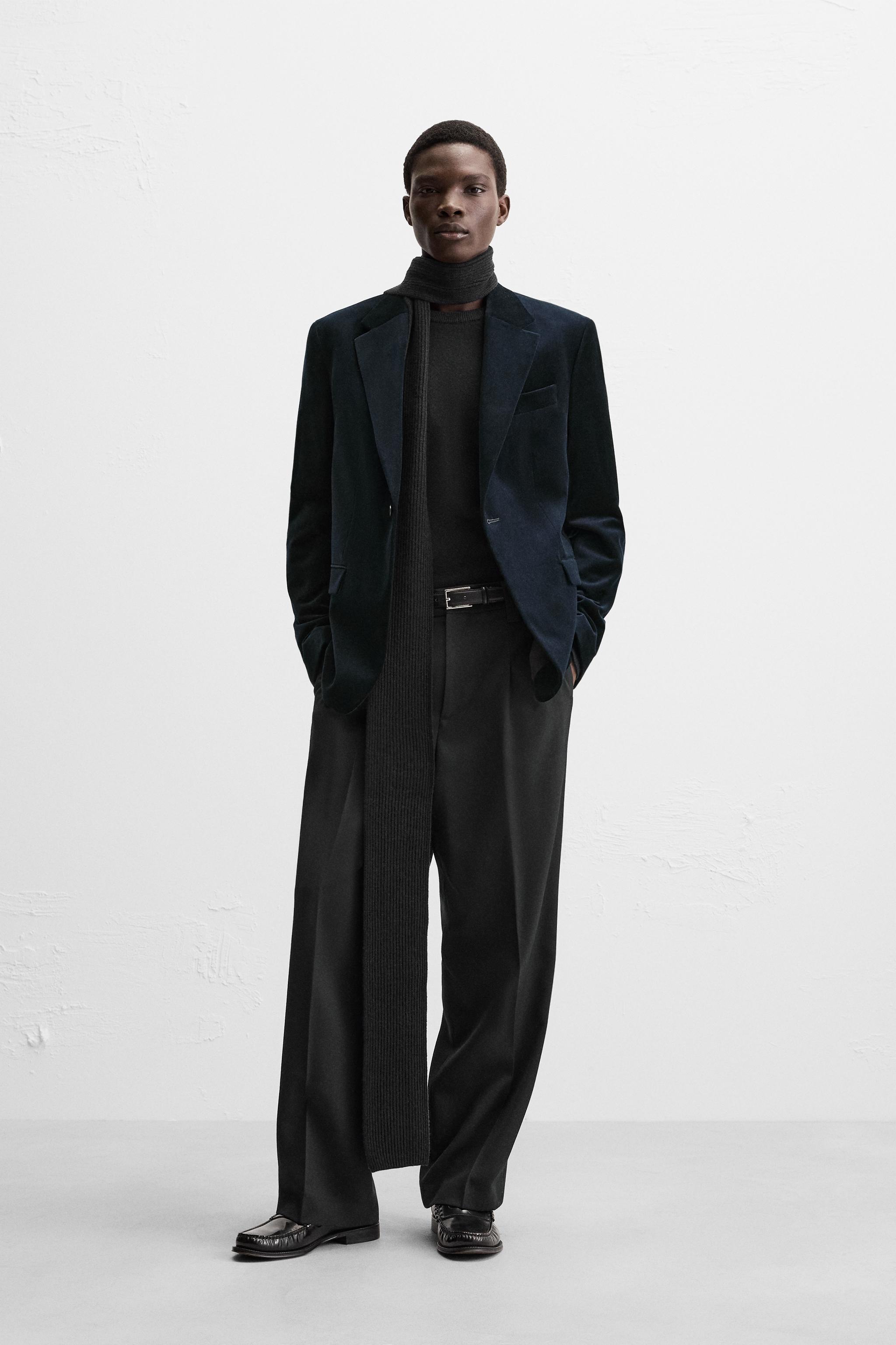 Zara mens casual blazer sales