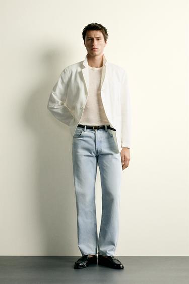 JEANS STRAIGHT FIT - Azul claro de Zara