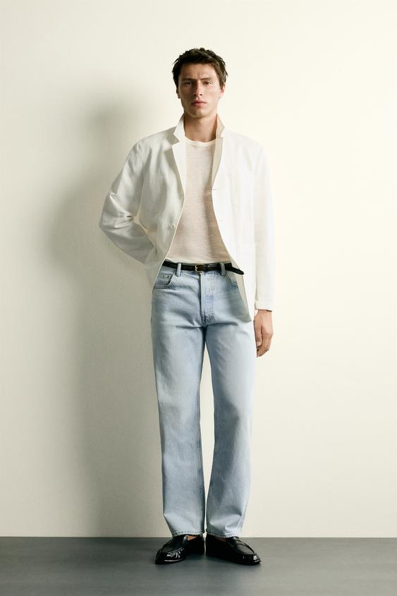 JEANS STRAIGHT FIT - Azul claro de Zara - Imagen 0