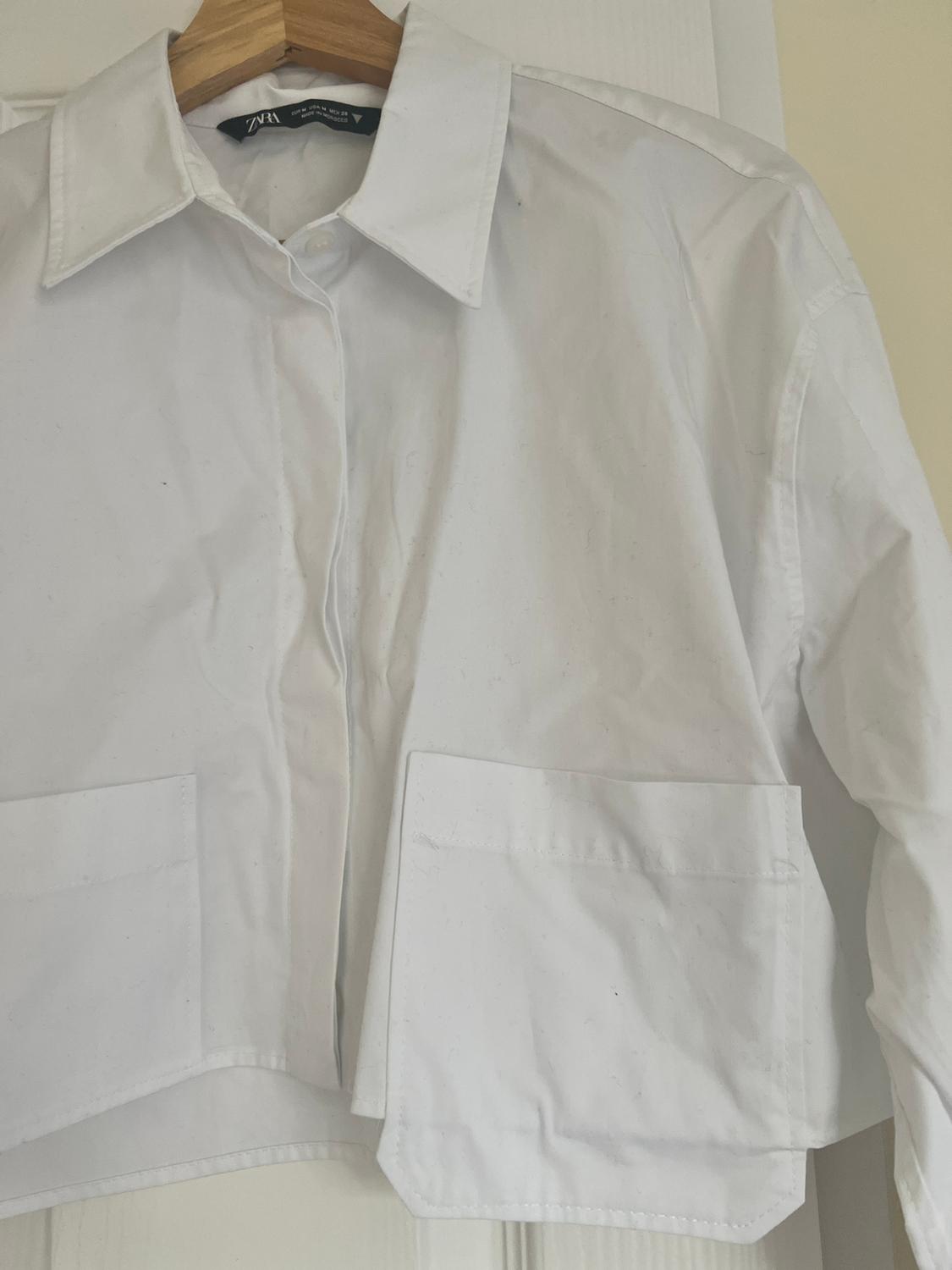 CROPPED SHIRT WITH POCKET - Image 4