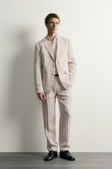 VESTIT REGULAR FIT 100% LLI - Corda fosca de Zara