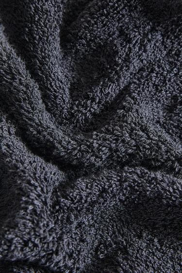 LOT SERVIETTES INVITÉS COTON PREMIUM (LOT DE 3) - Noir de Zara