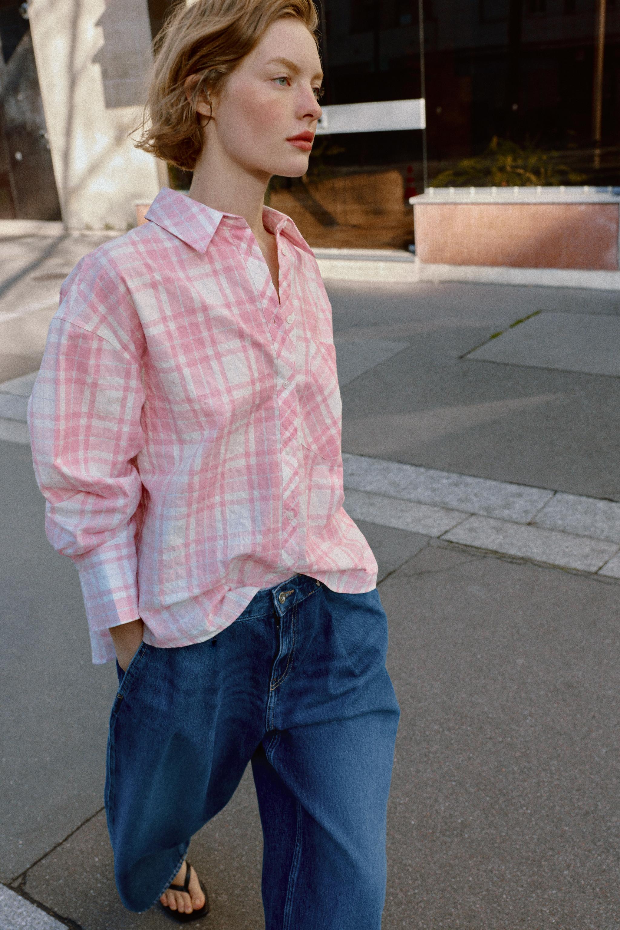 CHEMISE OVERSIZE À CARREAUX