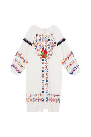 TUNIC WITH COLOURFUL EMBROIDERY