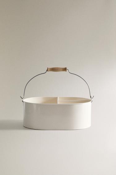 METAL BOX WITH COMPARTMENTS - Ecru by Zara - Image 0