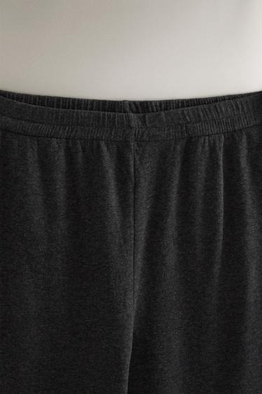 PANTALON DROIT LONG - Gris foncé de Zara - Image 1