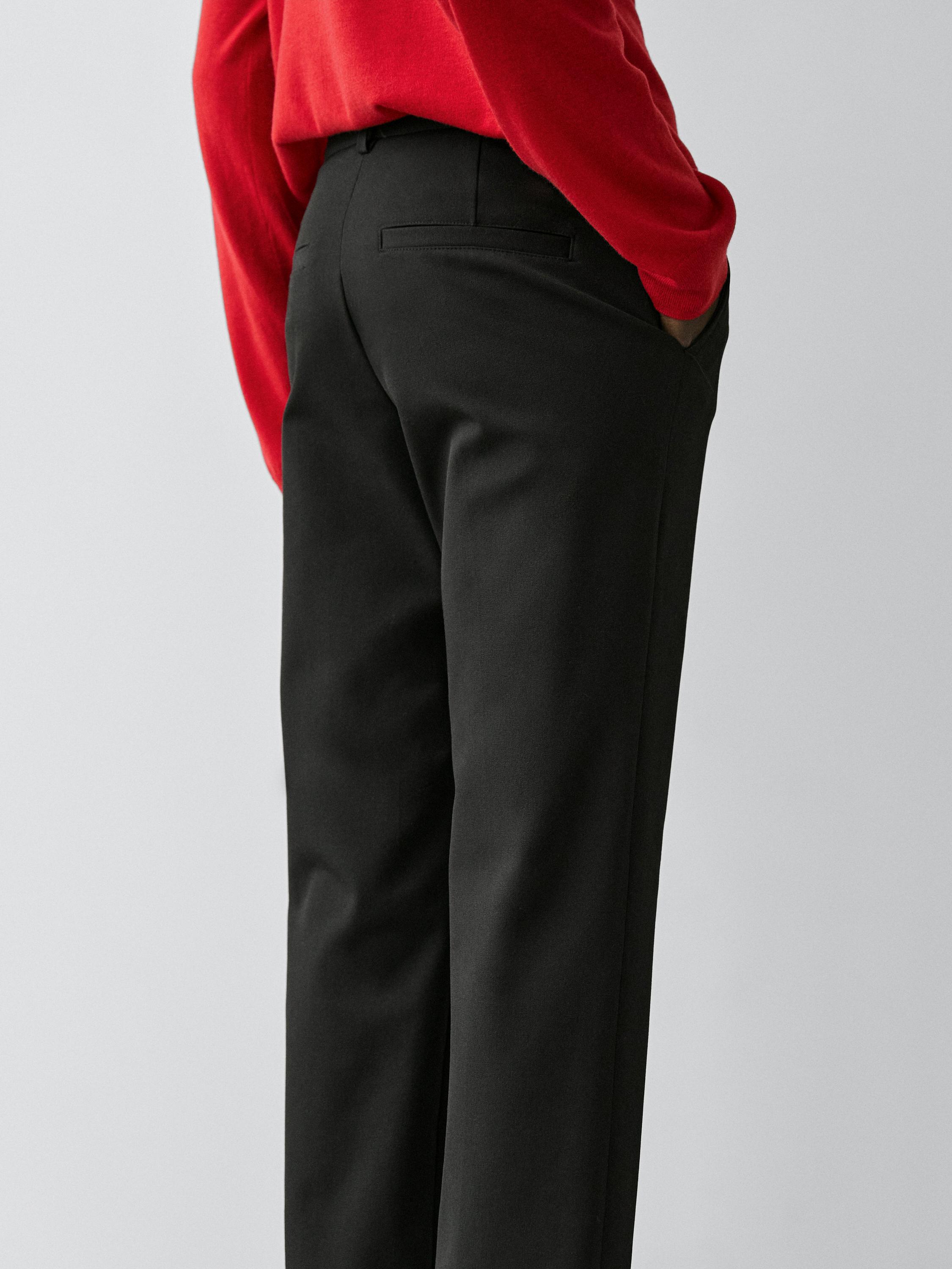 Straight-leg technical trousers