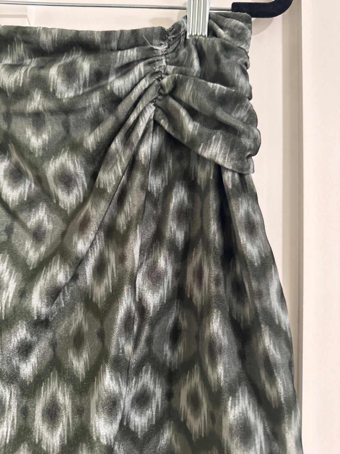 VELVET MIDI SKIRT - Image 2