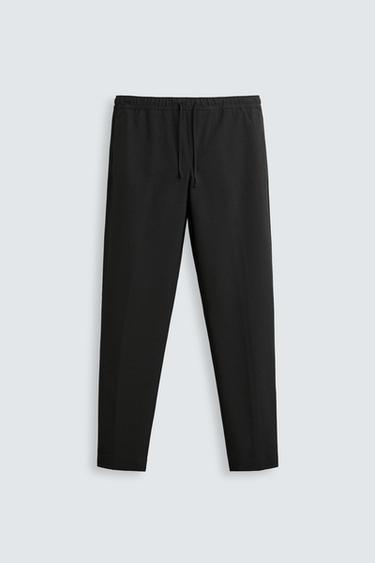 PANTALÓN JOGGER BÁSICO - Negro de Zara