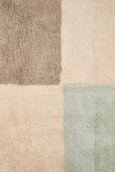 TAPIS ENFANT COTON PATCHWORK - Beige clair de Zara - Image 3