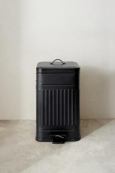 Zara SMALL KITCHEN BIN - 黑色