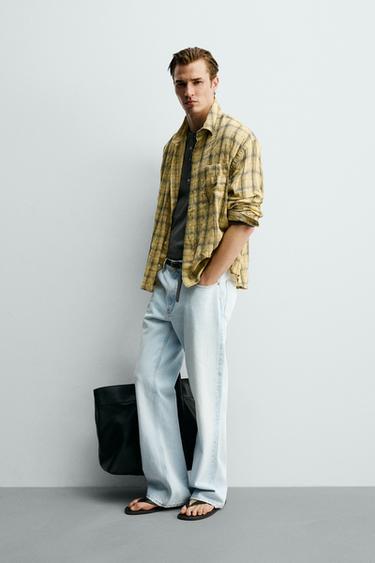 CHEMISE RELAXED FIT À CARREAUX - Bis de Zara - Image 3