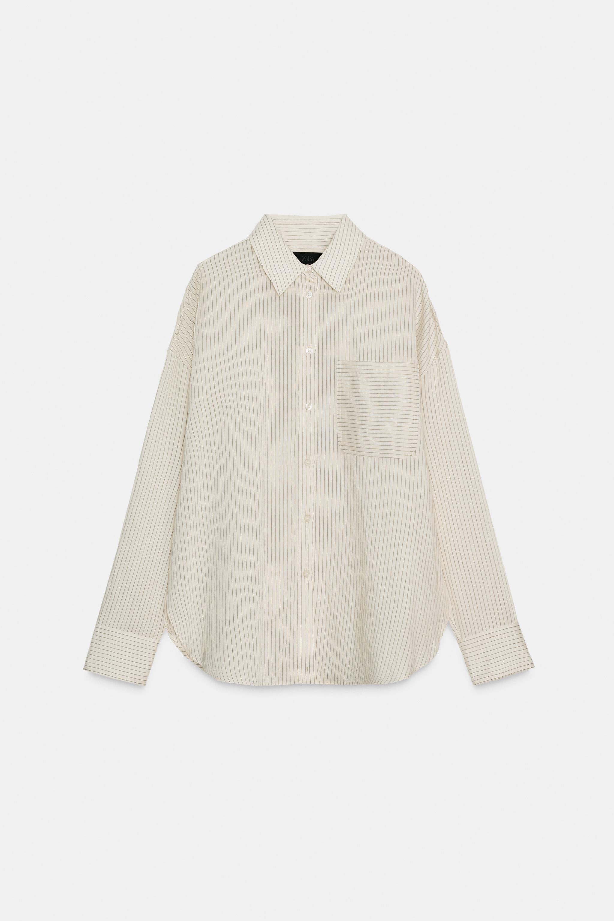ZW COLLECTION FLOWY STRIPED SHIRT