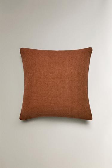 HOUSSE DE COUSSIN JUTE ET COTON - Tuile de Zara - Image 0