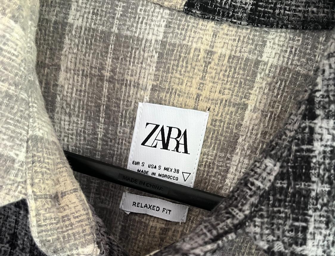 CONTRAST CHECK OVERSHIRT - Image 3