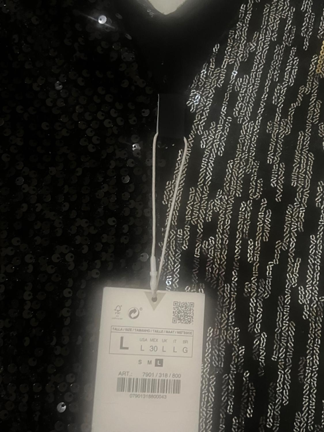VESTIDO COMBINADO LENTEJUELA - Image 3