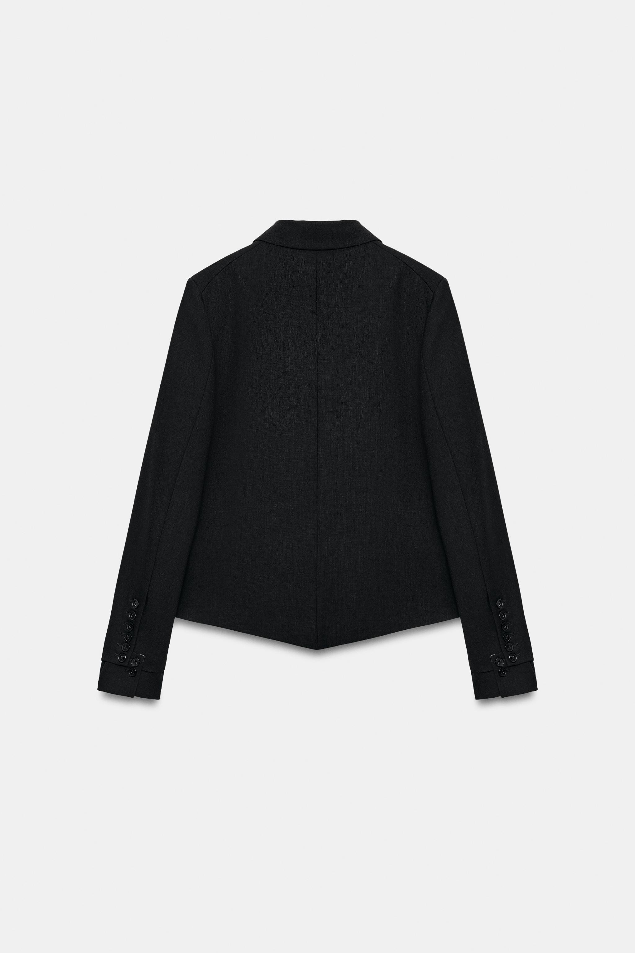 ZW COLLECTION STRAIGHT BUTTON BLAZER
