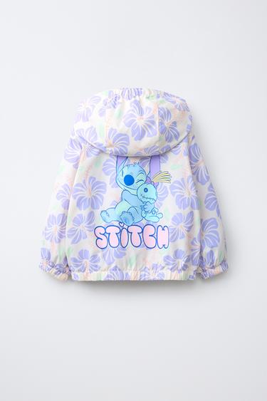 LILO & STITCH © DISNEY WATER-REPELLENT HOODED RAINCOAT - Light lilac by Zara - Image 1
