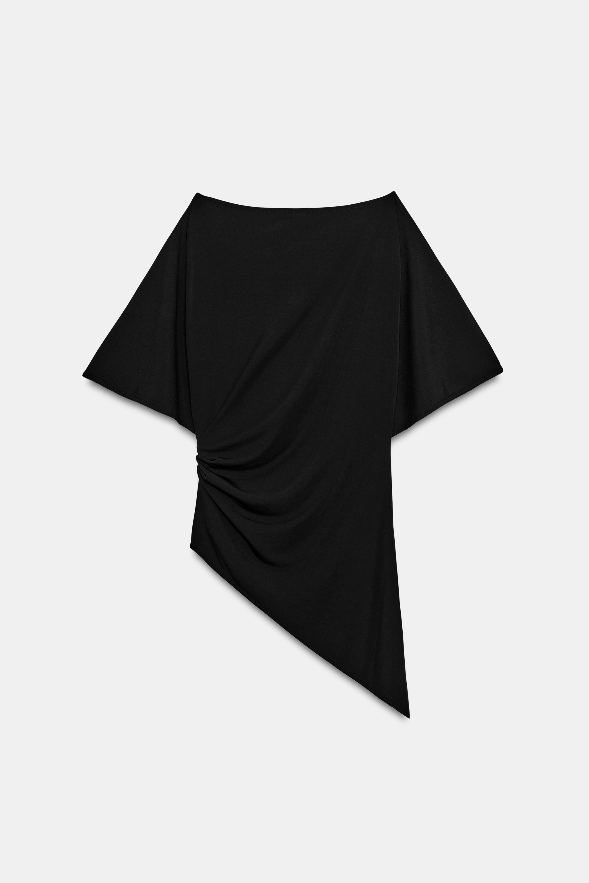 DRAPED ASYMMETRIC TOP