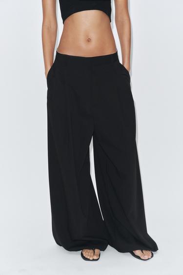 BUNDFALTENHOSE - Schwarz von Zara