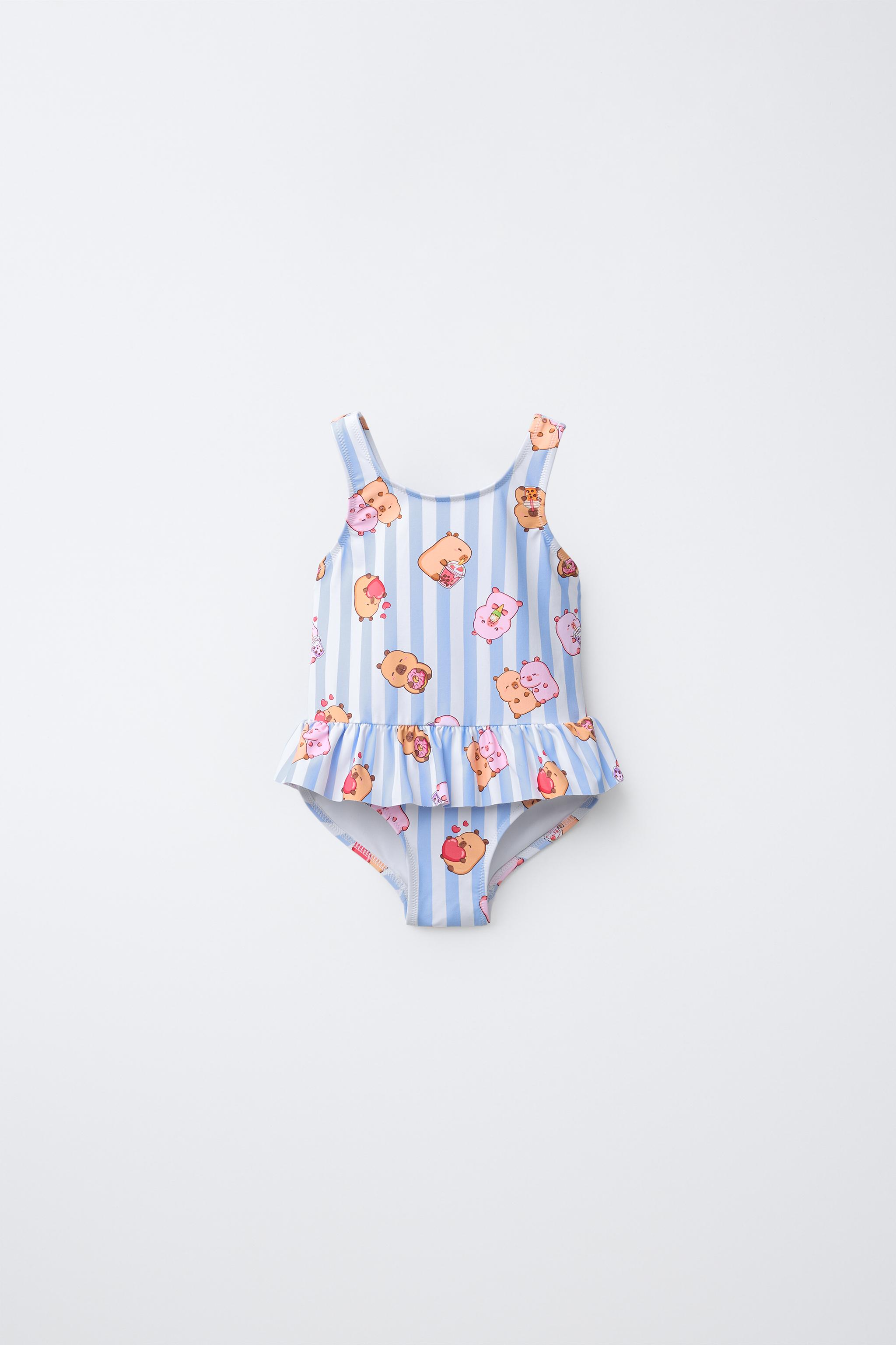 2-6 ANS/ MAILLOT DE BAIN À RAYURES CAPIBARA CAPYFUN ©