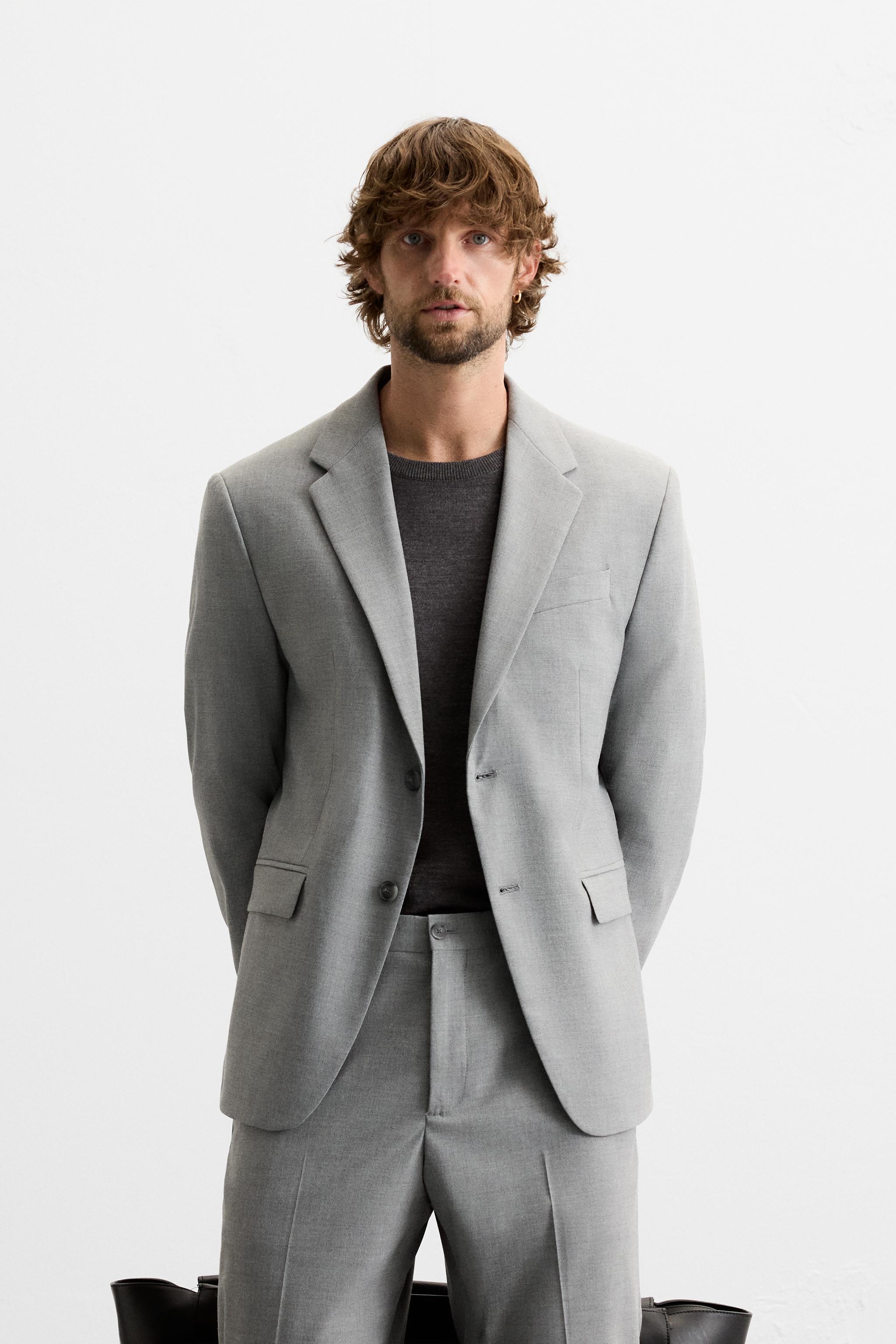 Gray blazers best sale