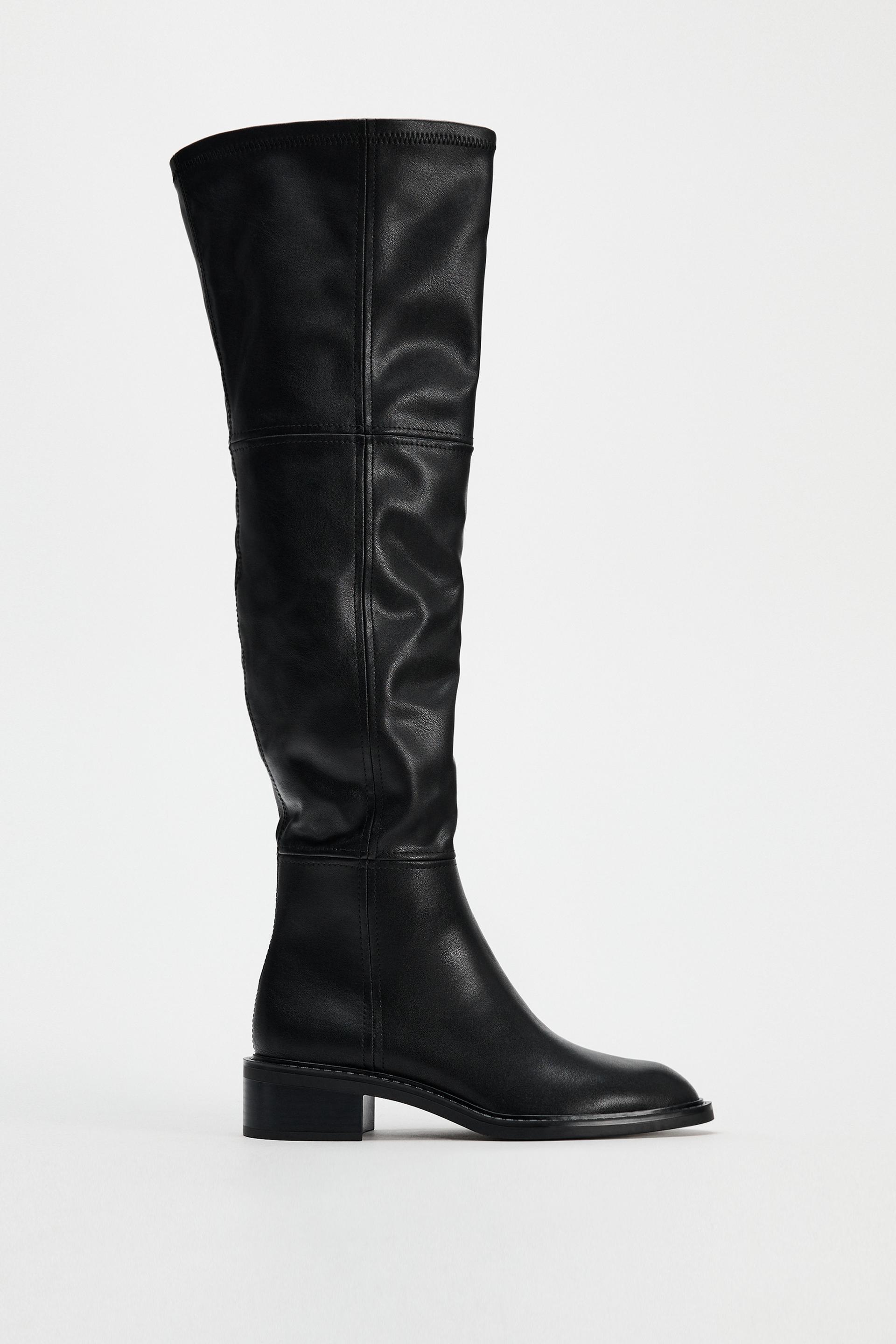 Zara boots dames sale