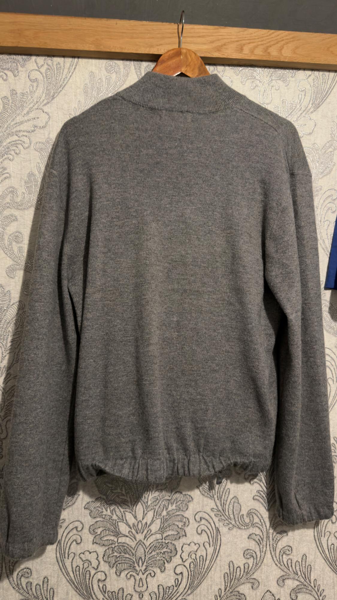 HIGH NECK QUARTER-ZIP SWEATER - Image 2